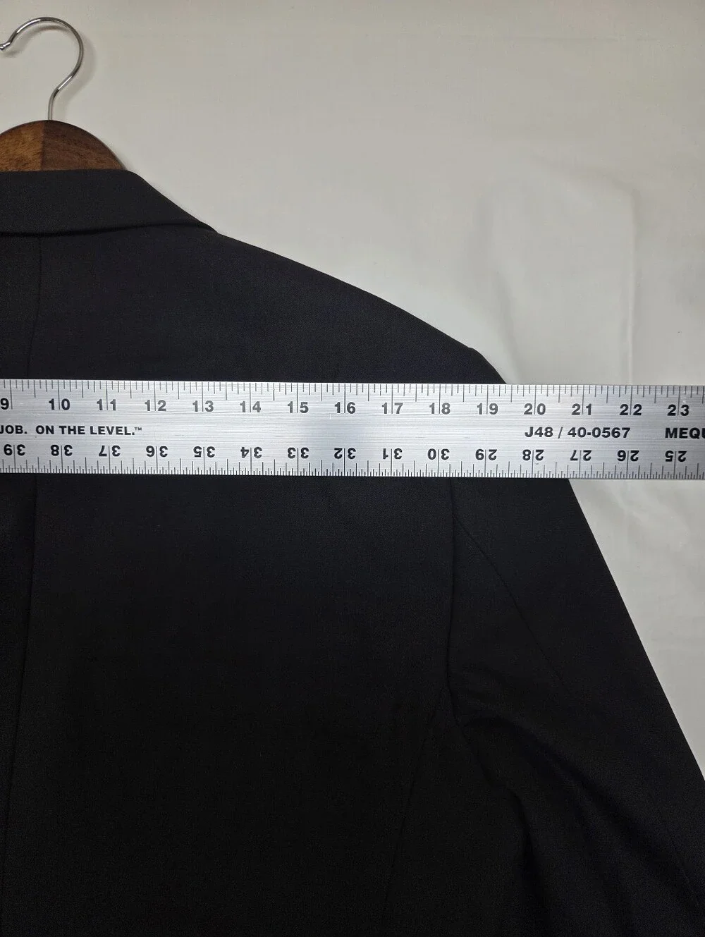 Pronto Uomo 41R 35W Black Tuxedo 2pc Suit Notch Lapel Satin 100% Wool